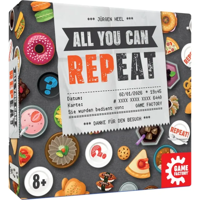 Game Factory All You Can Repeat 646032 Kartenspiel Gedächtnis